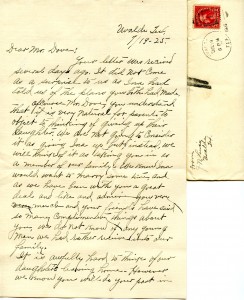 July 19, 1925 (Mr. & Mrs. Lewis)