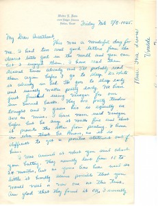 August 7, 1925 (Walter) August 7, 1925 (Walter)