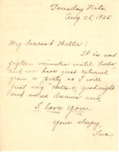 August 25, 1925 (Ina) August 25, 1925 (Ina)