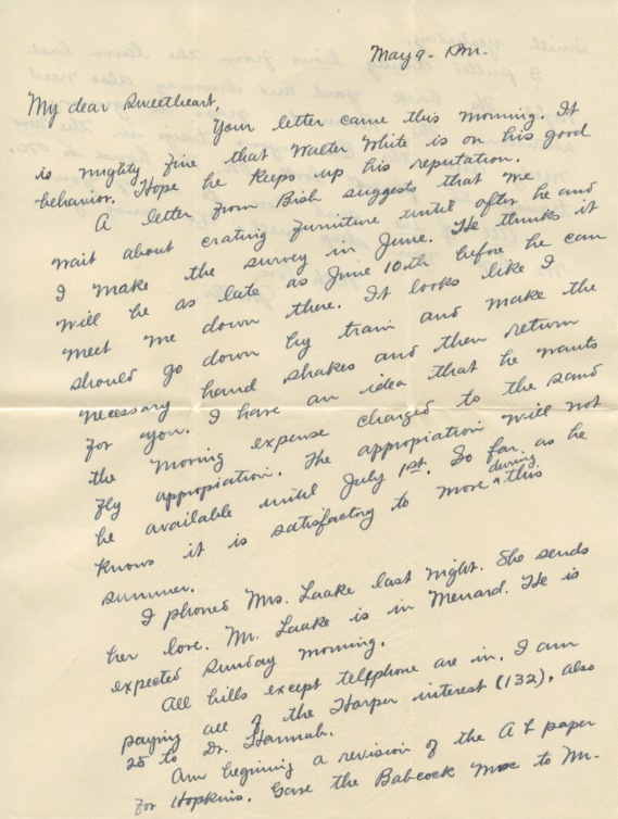 May 9, 1930 May 9, 1930