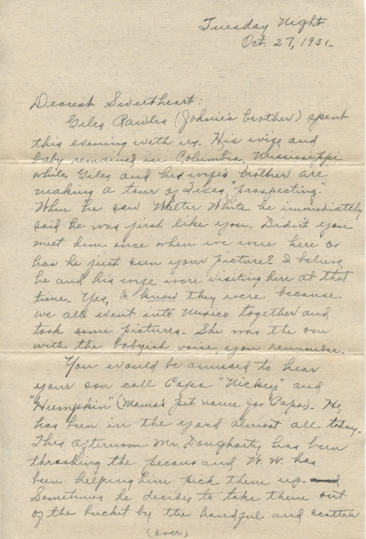 October 27, 1931 October 27, 1931