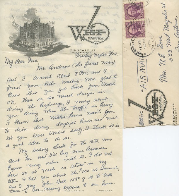 February 18, 1938 (Evening)